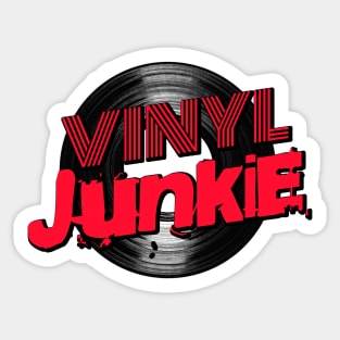 Vinyl Junkie Sticker